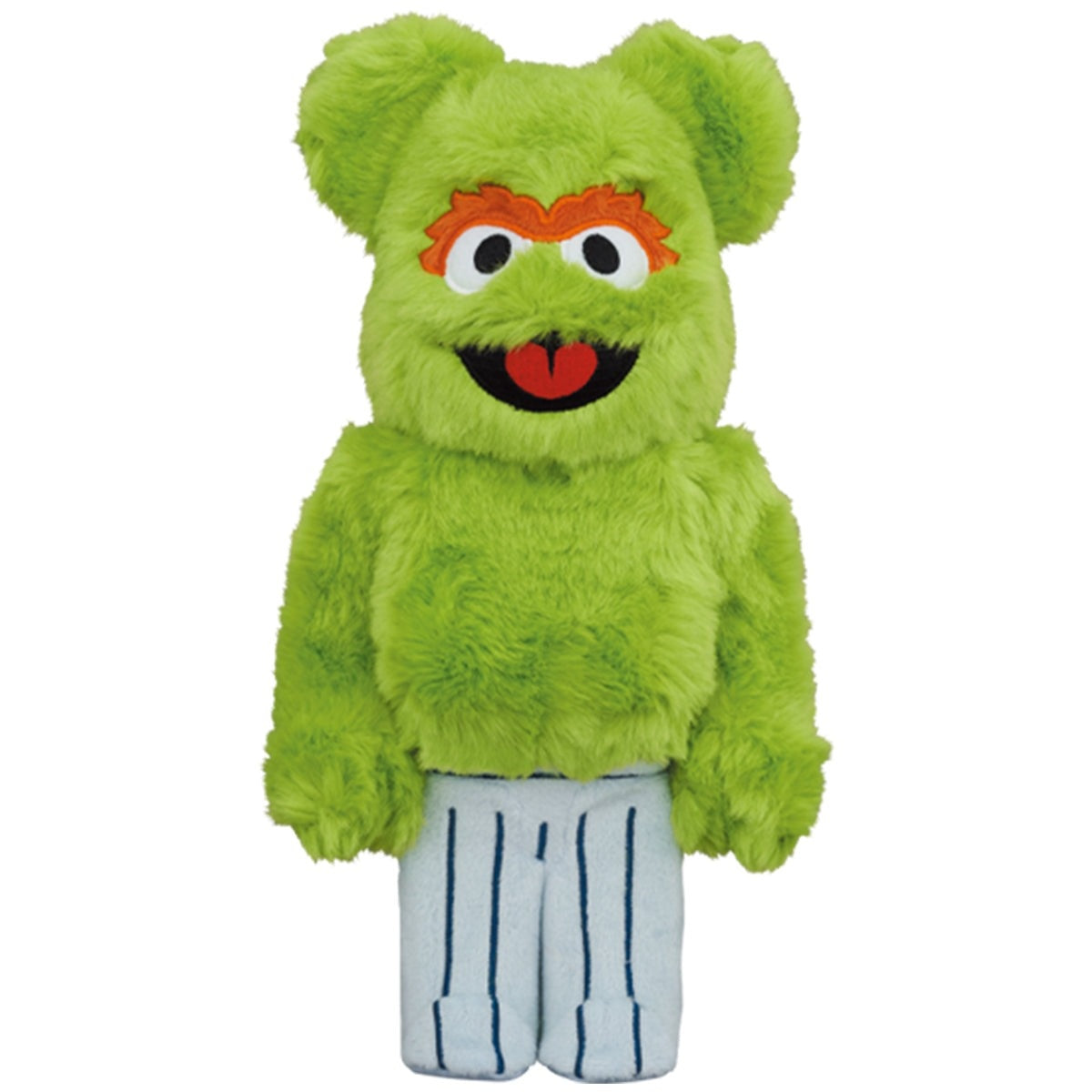 400% Bearbrick sett - Oscar The Grouch - Costume Edition (Sesame Street)