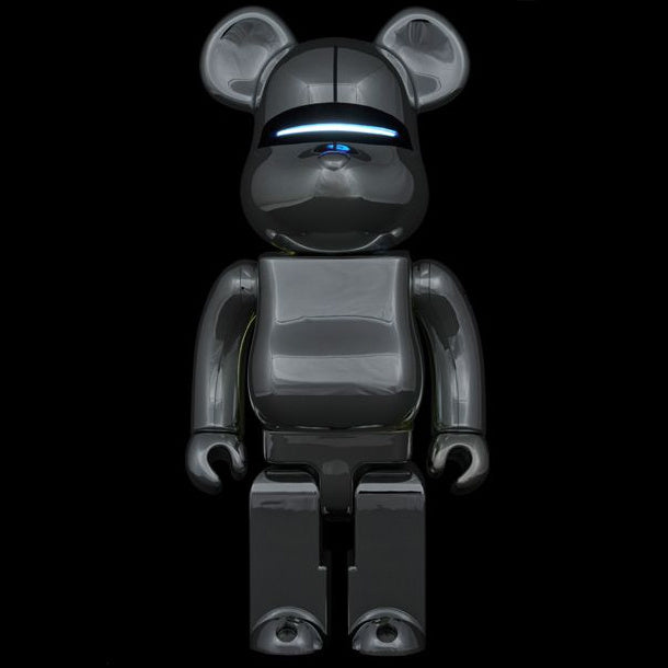1000% Bearbrick - Hajime Sorayama Robot (Blue Lights utgave)