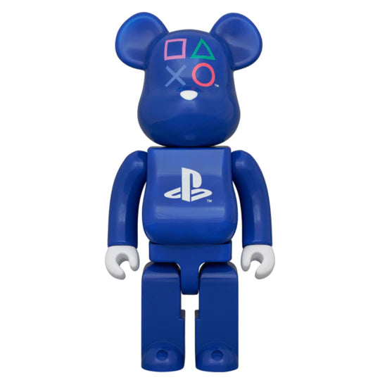 400% Bearbrick - PlayStation (Blå utgave)