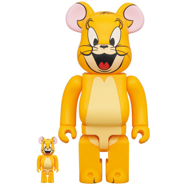 400 % & 100 % Bearbrick-set – Jerry Classic Color (Tom & Jerry)