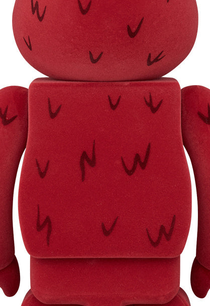 400% & 100% Bearbrick Sett - Elmo (Flocked)