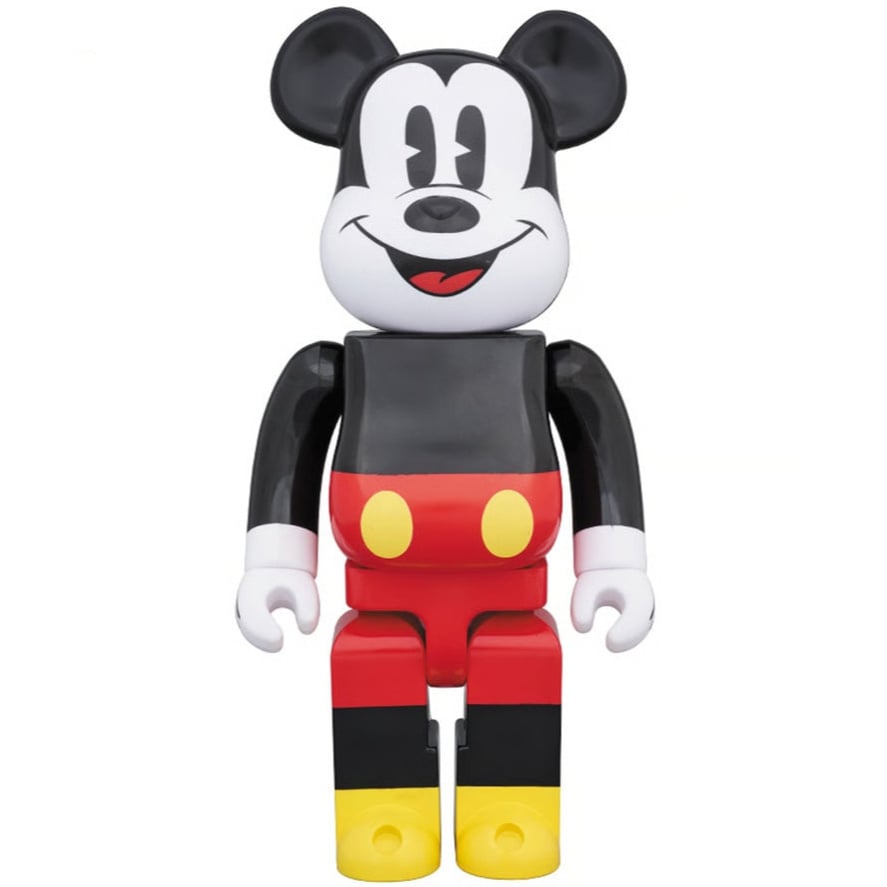 400% Bearbrick - Mikke Mus (Fargeutgave)