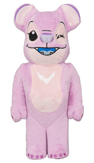 400% Bearbrick - Angel - Stitch (Kostymeversjon)