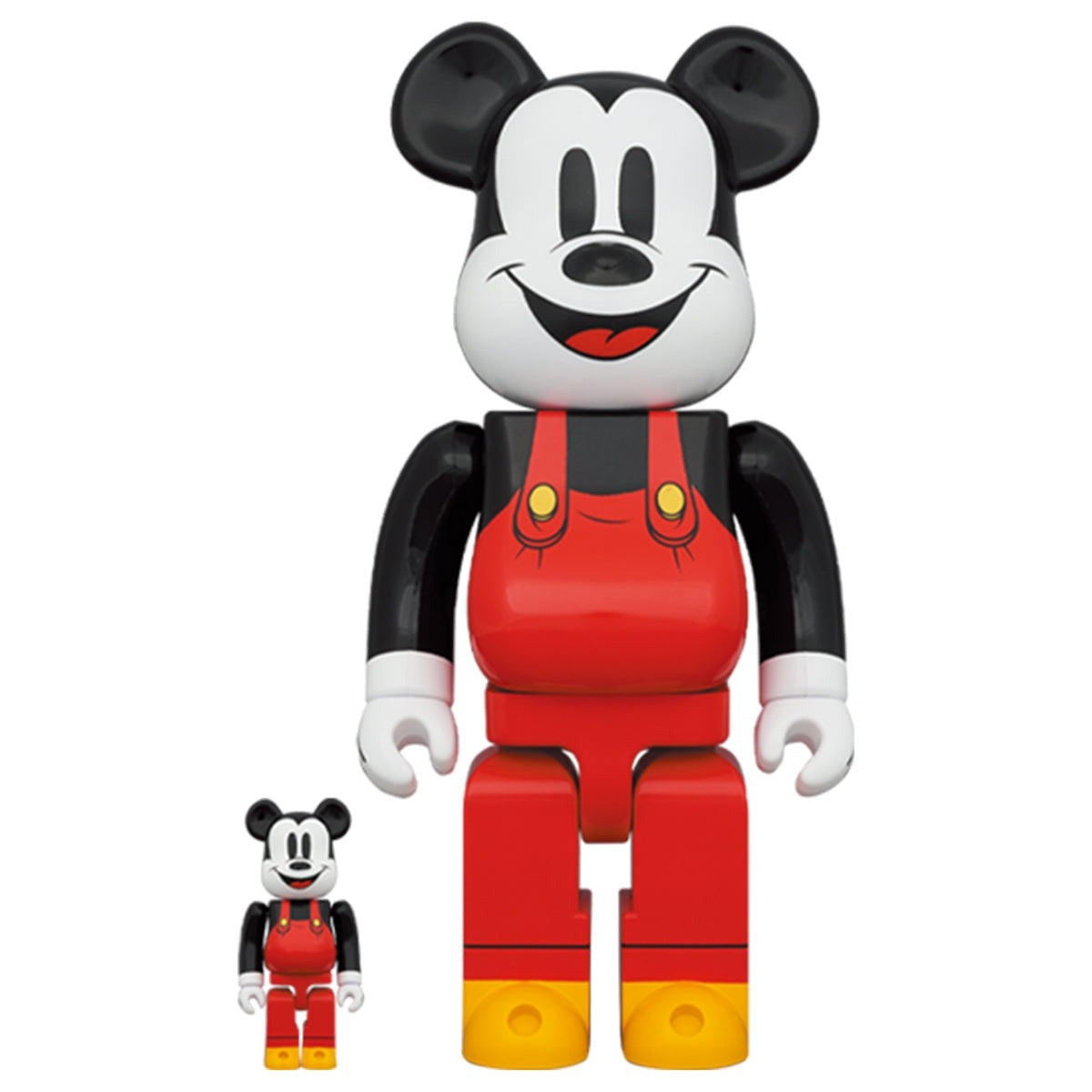 400% & 100% Bearbrick-sett - Mickey Mouse (Boat Builders)