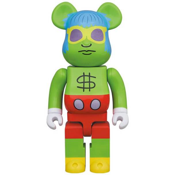 400% Bearbrick - Andy Mouse (Keith Haring), 