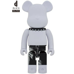 1000% Bearbrick - The Rolling Stones (Sticky Fingers - White)-Medicom Toy-Bearbrick
