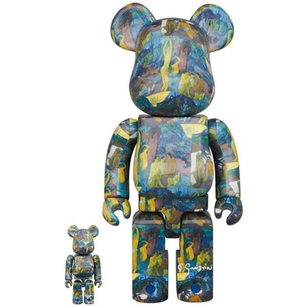 400% & 100% Bearbrick sæt - Where Do We Come From? (Paul Gauguin), 