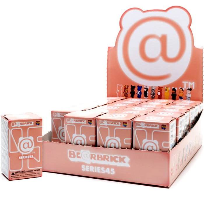 100% Bearbrick Blindbox series 45 - 1 stk, 