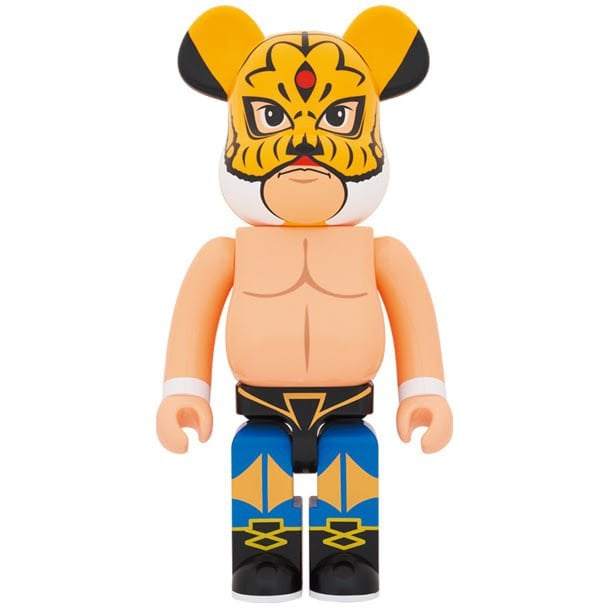 1000% Bearbrick - Tiger Mask (First Generation)-Medicom Toy-Bearbrick