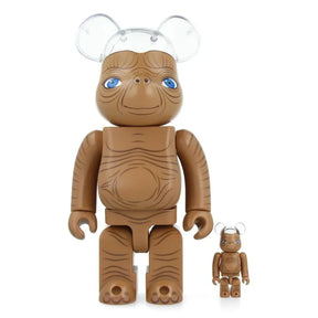 400% & 100% Bearbrick Sæt - E.T.-Medicom Toy-Bearbrick