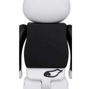 400% & 100% Bearbrick Sæt - Snoopy White Sox (MLB x Peanuts)-Medicom Toy-Bearbrick
