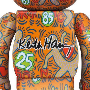 400% & 100% Bearbrick Sæt - Keith Haring v12 (Special edition BWWT 3)-Medicom Toy-Bearbrick