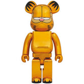 1000% Bearbrick - Garfield (Gold Chrome)-Medicom Toy-Bearbrick