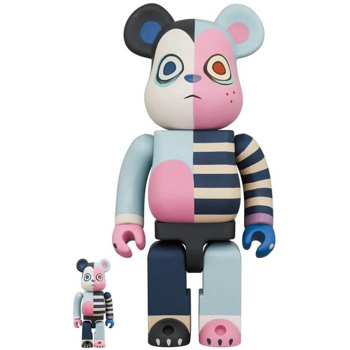 400% & 100% Bearbrick sæt - Lauren Tsai (2nd ver.), 