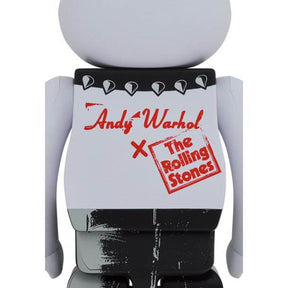 1000% Bearbrick - The Rolling Stones (Sticky Fingers - White)-Medicom Toy-Bearbrick
