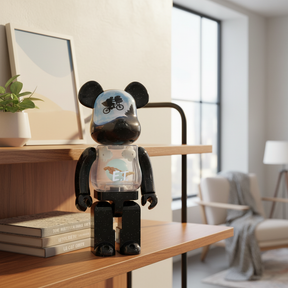 400% & 100% Bearbrick Set - E.T. (Light Up edition)