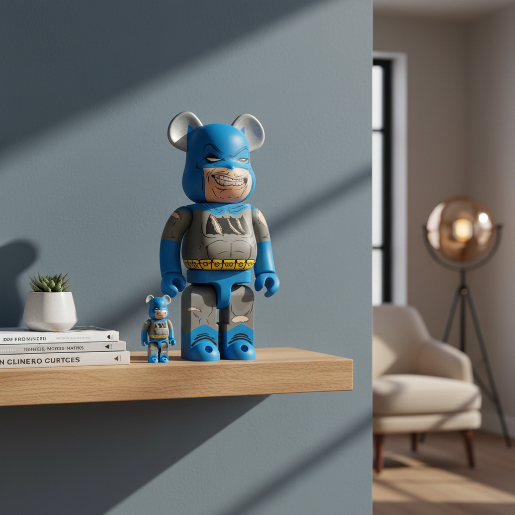 400% & 100% Bearbrick Set - Batman (The Dark Knight Triumphant)-Medicom Toy-Bearbrick