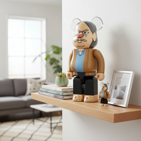 100% & 400% Bearbrick sæt – Yusuke Hanai - Bun Sam