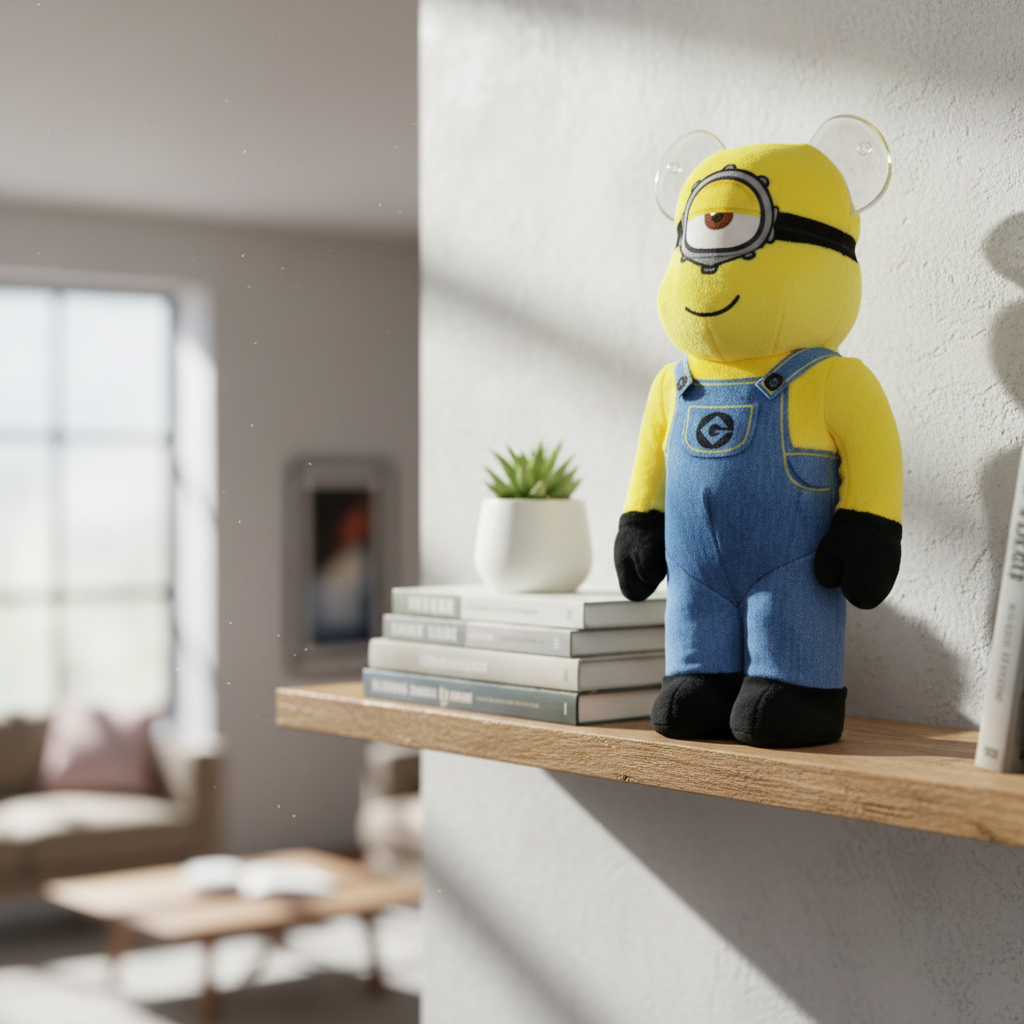 400% Bearbrick - Minions Stuart - (Costume Version)