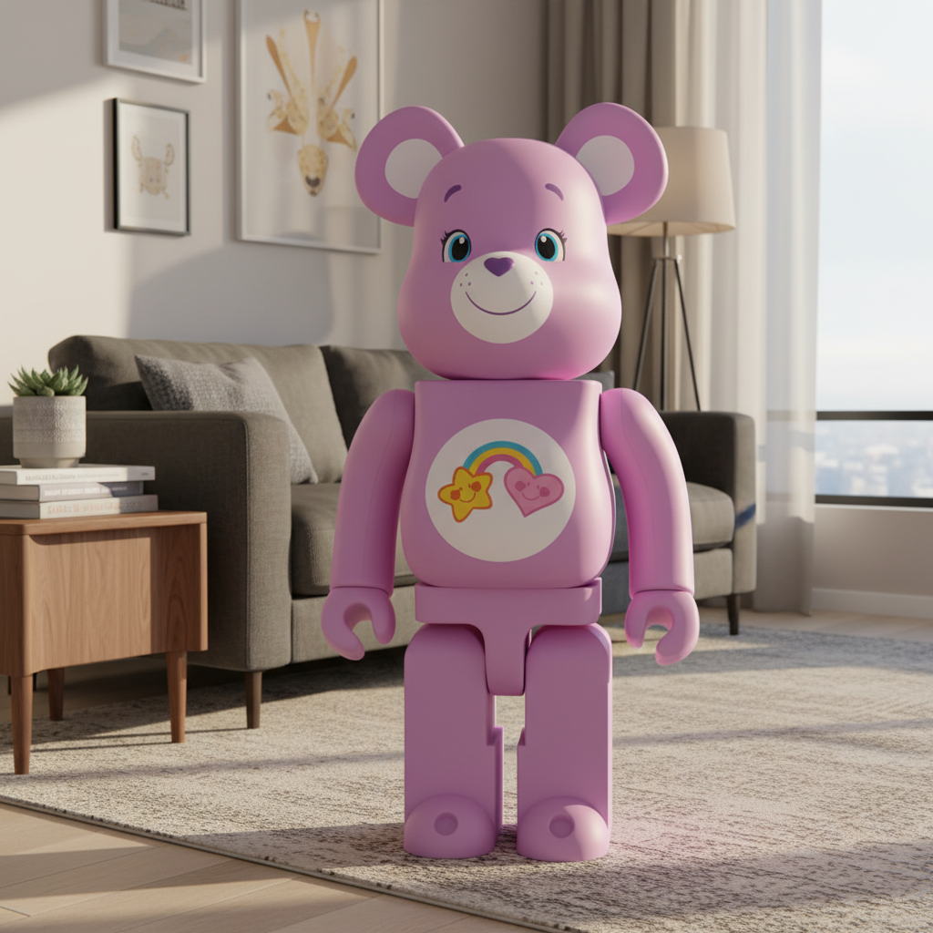 1000% Bearbrick - Best Friend Bear (Care Bears)