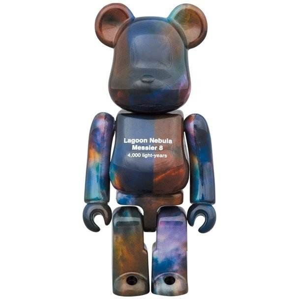 400% & 100% Bearbrick sæt - Hubble Space Telescope Lagoon Nebula (Mess