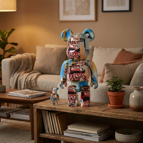 400 % & 100 % Bearbrick-set – Jean-Michel Basquiat #6