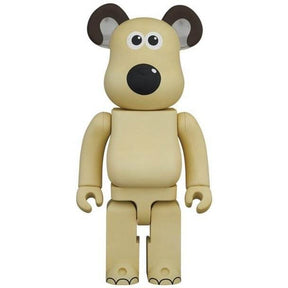 400% & 100% Bearbrick sæt - Gromit (Wallace & Gromit), 