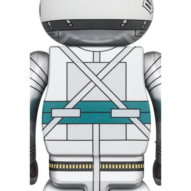 400% & 100% Bearbrick sæt - Project Mercury Astronaut (NASA), 