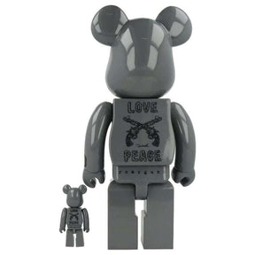 400% & 100% Bearbrick sæt - Roarguns (20th Anniversary), 