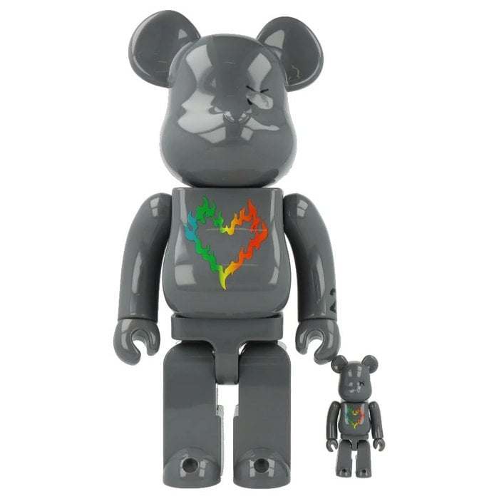 400% & 100% Bearbrick sæt - Roarguns (20th Anniversary), 