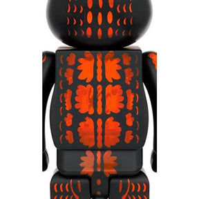 1000% Bearbrick - Melting Godzilla (Clear Orange), 