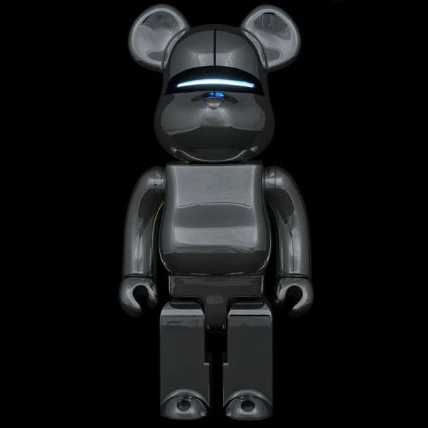 1000% Bearbrick - Hajime Sorayama Robot (Blue Lights ed.)-Medicom Toy-Bearbrick