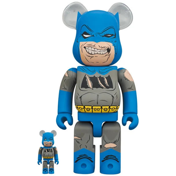 400% & 100% Bearbrick Set - Batman (The Dark Knight Triumphant)-Medicom Toy-Bearbrick