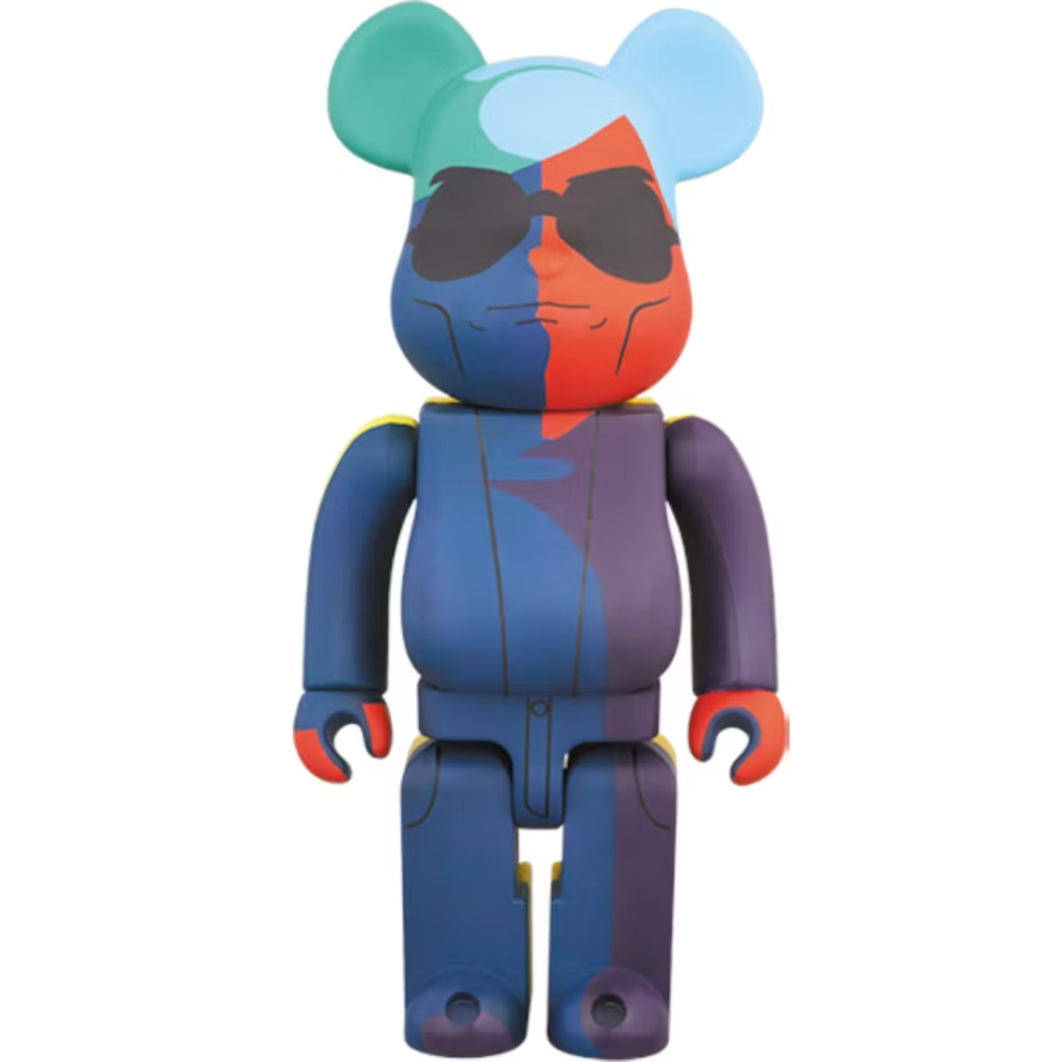 400% Bearbrick - Andy Warhol (Silketrykk)
