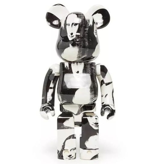 1000 % Bearbrick – Andy Warhol (Double Mona Lisa)