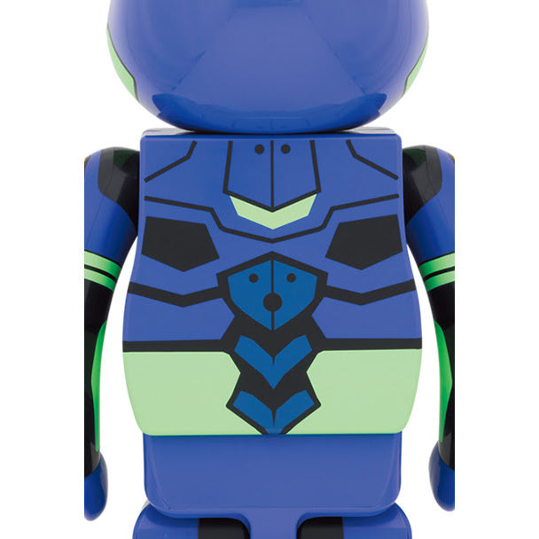 400% & 100% Bearbrick-sett - Evangelion (EVA Unit 01 - Ny maling)