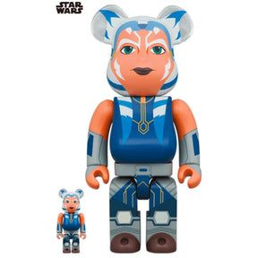 100% & 400% Bearbrick sæt - Ahsoka Tano (The Clone Wars Ver.)-Medicom Toy-Bearbrick
