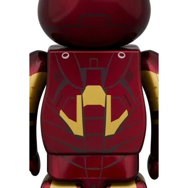 400% & 100% Bearbrick - Iron Man - Mark III (Infinity Saga)