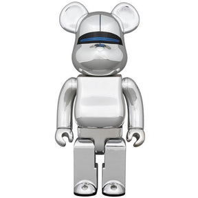 1000% Bearbrick - Hajime Sorayama Robot (Blue Lights utgave)