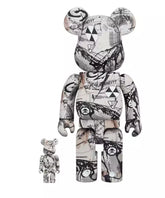 400 % & 100 % Bearbrick-sett – Hiroki Tsukuda 2G Exclusive