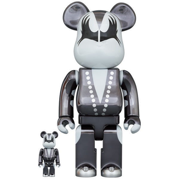 400% & 100% Bearbrick-sett - KISS Demon (kromutgave)