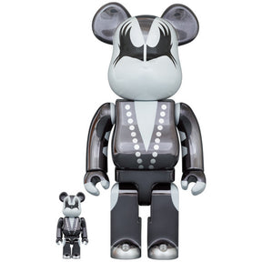 400% & 100% Bearbrick-sett - KISS Demon (kromutgave)