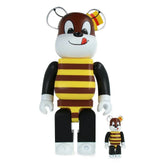 400% & 100% Bearbrick sæt – Kellogg's (Honey)-Medicom Toy-Bearbrick