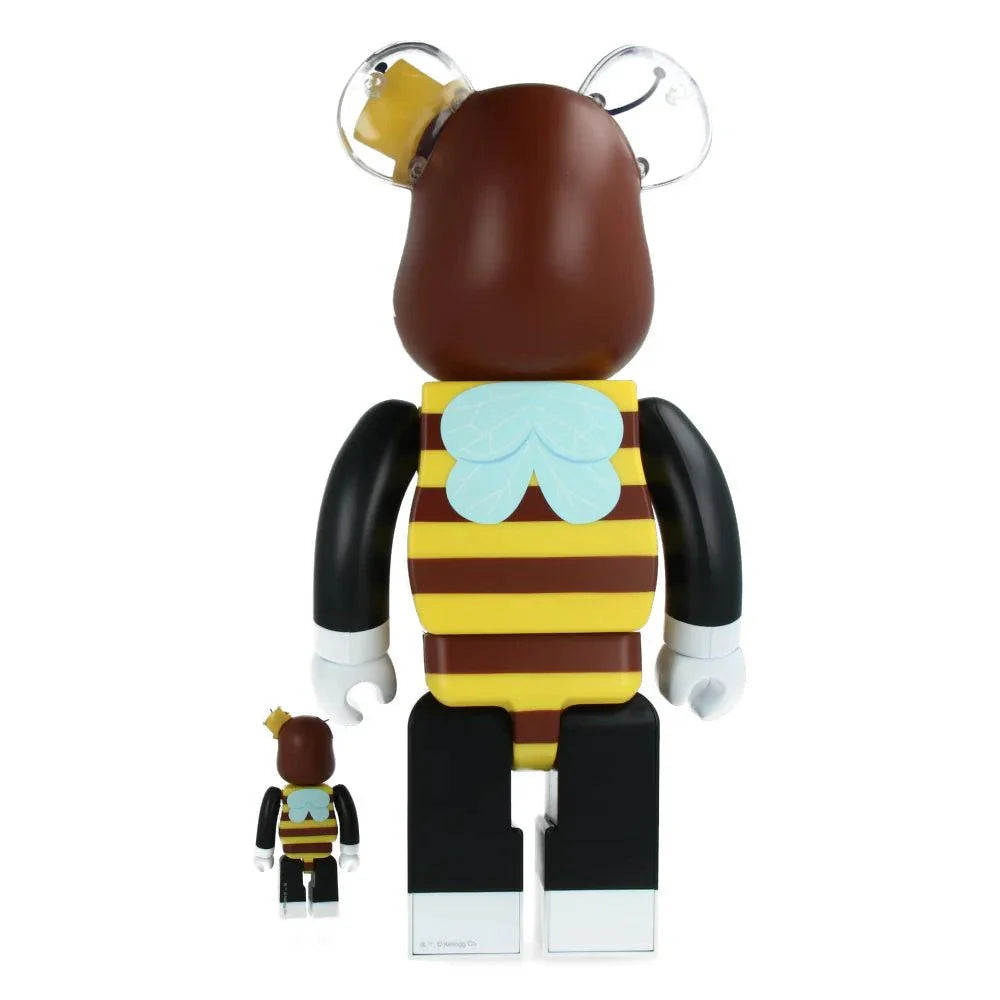 400% & 100% Bearbrick sæt – Kellogg's (Honey)-Medicom Toy-Bearbrick