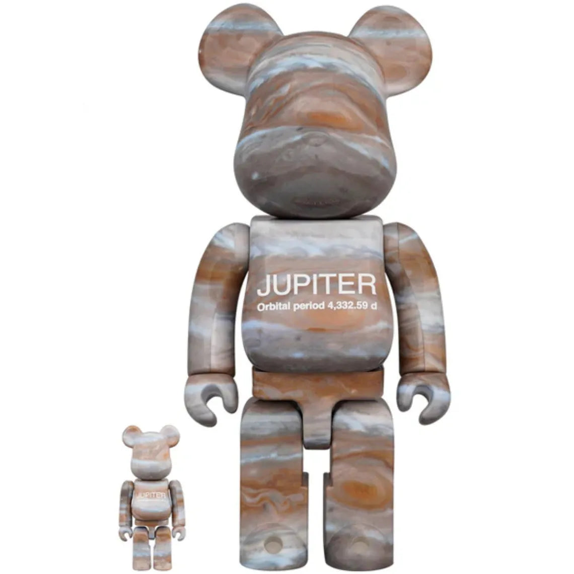 400% & 100% Bearbrick Set – Jupiter (NASA)