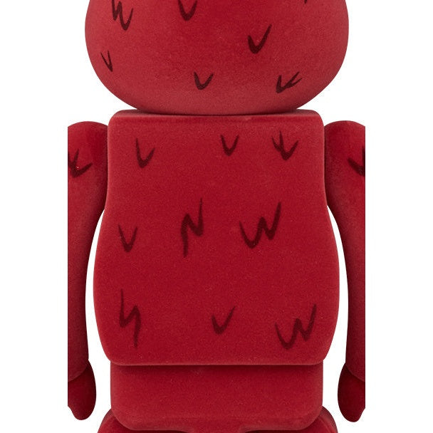 400% & 100% Bearbrick Sett - Elmo (Flocked)