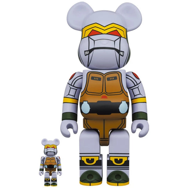 400% & 100% Bearbrick-sett - Metalhead (Teenage Mutant Ninja Turtles)