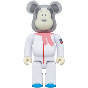 400 % Bearbrick-sett – Astronaut Snoopy (BWWT 3)
