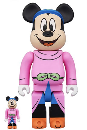 400% & 100% Bearbrick-sett – Mickey Mouse (Tryllelærlingen)