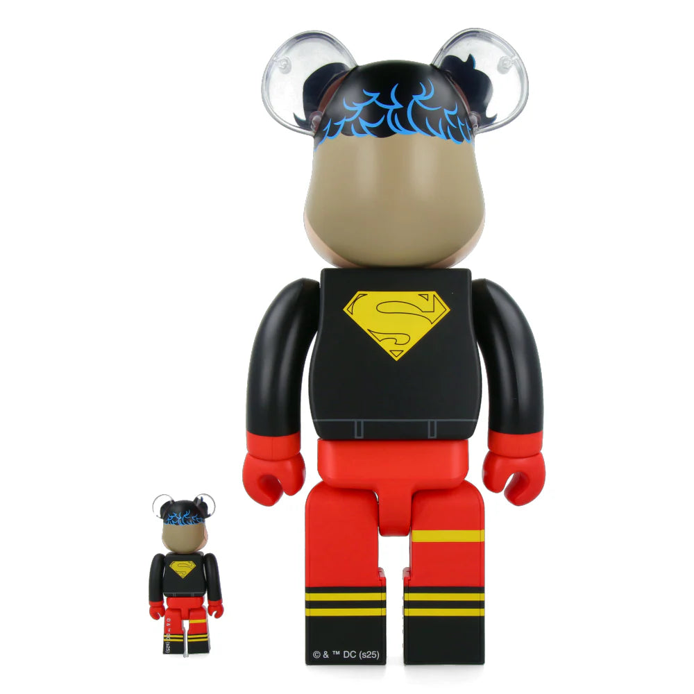 400% & 100% Bearbrick set - Superboy (Superman)